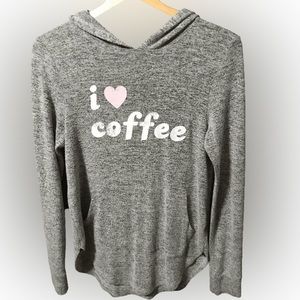 Grayson Threads I Love Coffee hoodie size small